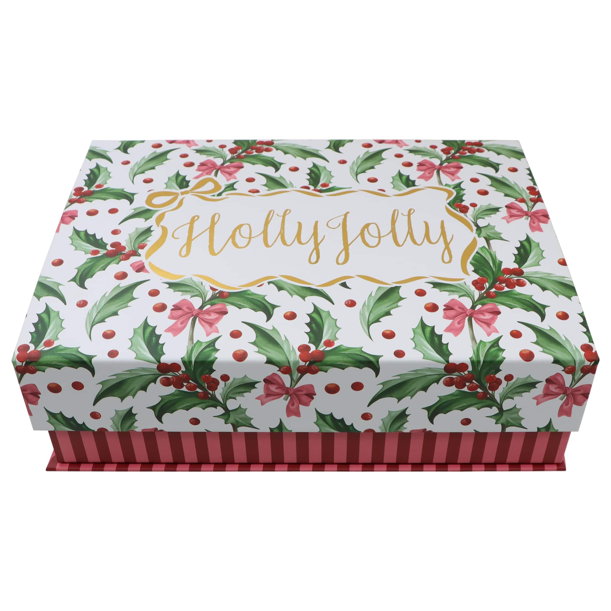 Small Holly Jolly Decorative Box by Ashland®